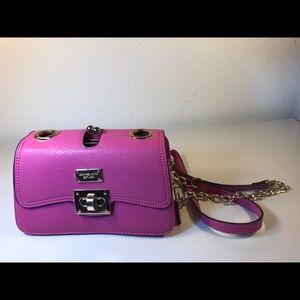 Pink bag with chains